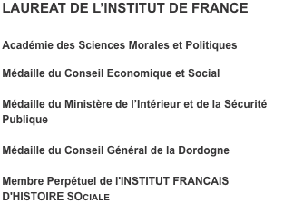 laureat de l&rsquo;institut de France   Acad&eacute;mie des Sciences Morales